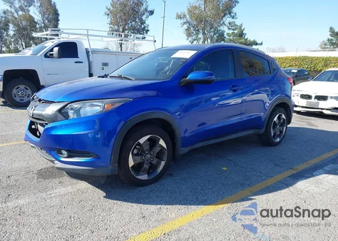 2018 Honda Hr-V Ex-L из США, поврежденный, VIN 3CZRU5H70JM702080